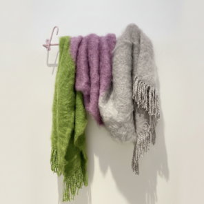 Purple Mohair Throw